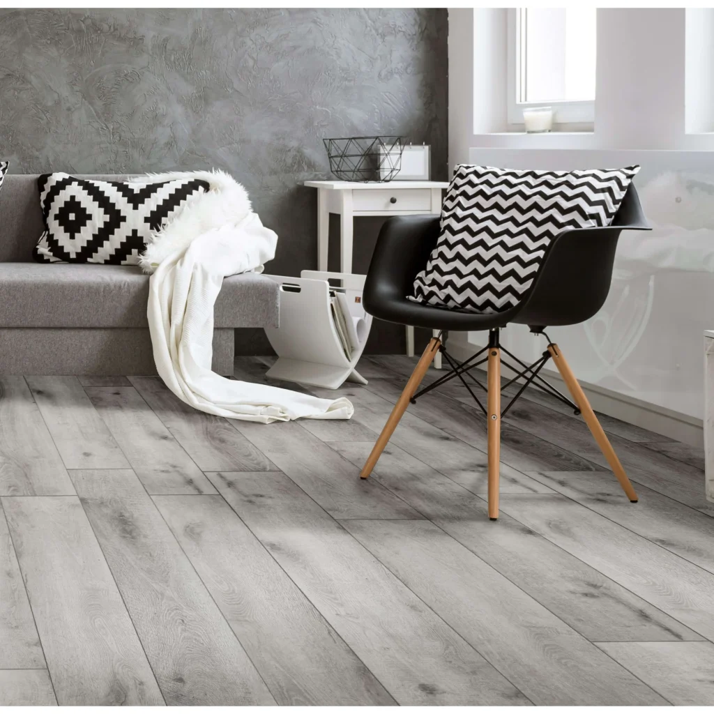 Light Grey Luxury Vinyl Flooring