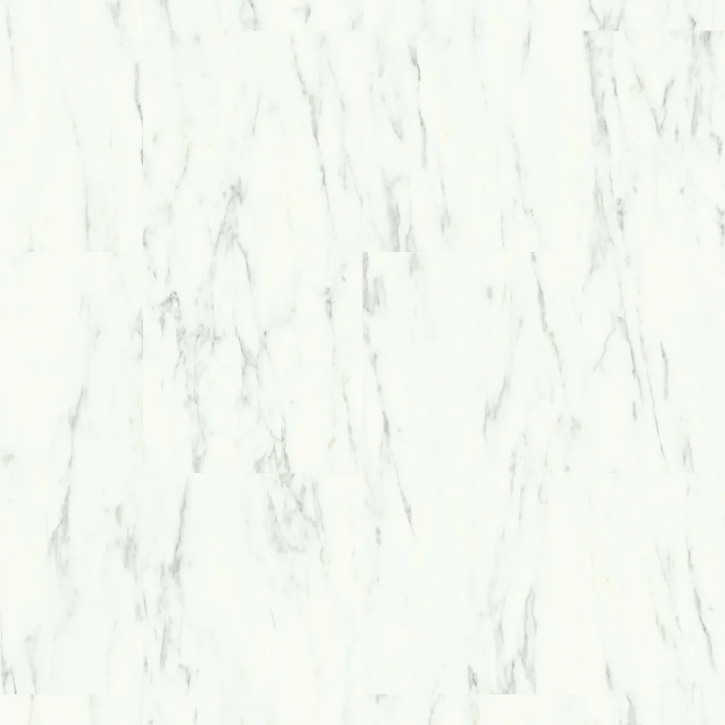 Magnificat Carrara White Marble Vinyl Flooring